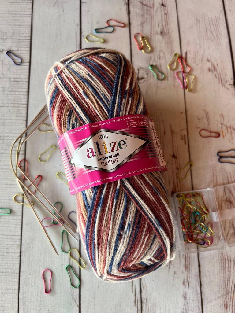 Superwash 100 Alize (Superwash comfort socks) цвет 2701