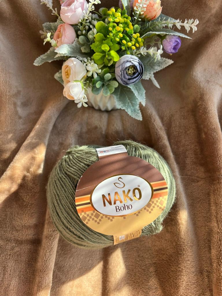 Boho цвет 12537 лавровый лист