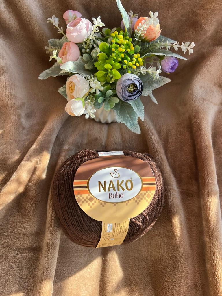 Boho цвет 12536 коричневый