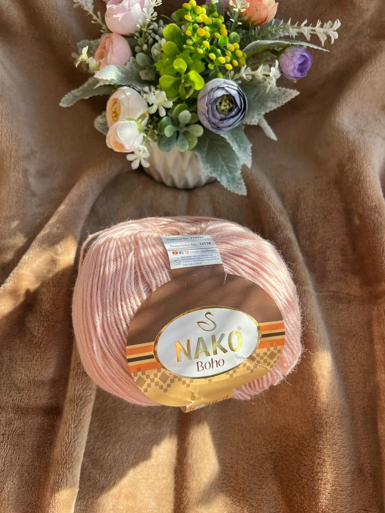 Boho цвет 12538 пудра