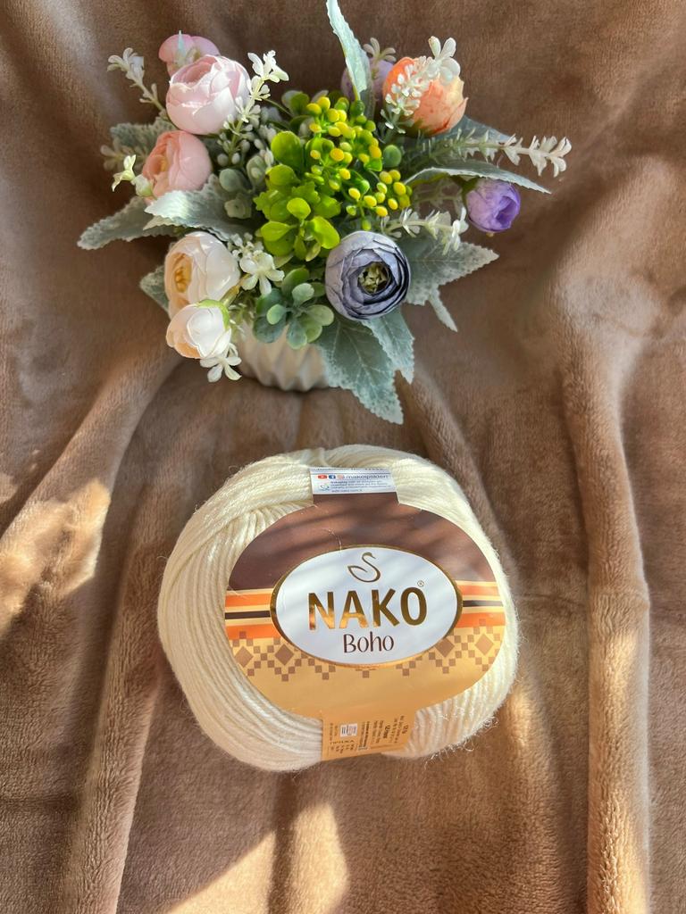 Boho цвет 12534 слоновая кость