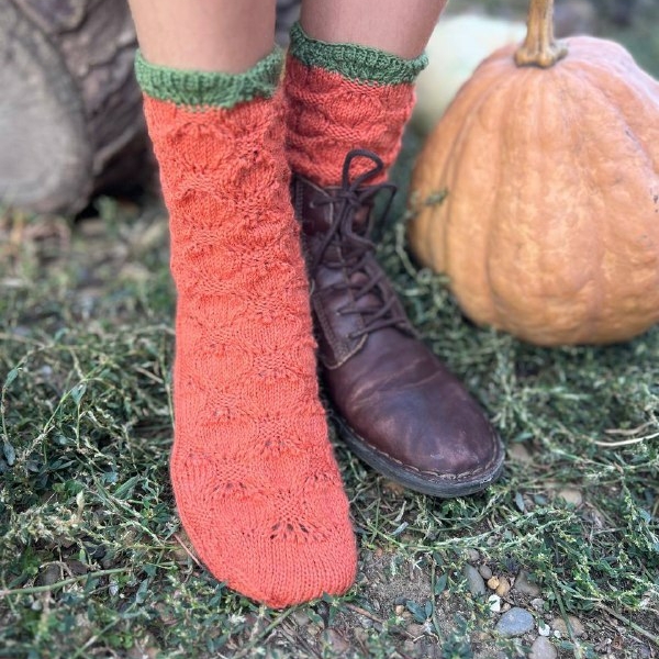 Носочки "Тыковки" - описание + совместник