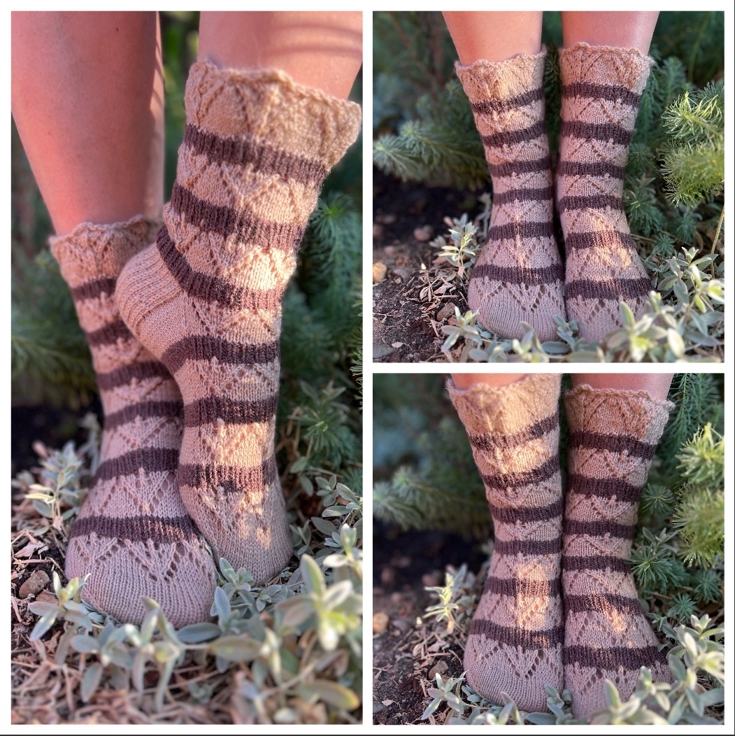 Носочки "Весенняя рапсодия" - инструкция + совместник.