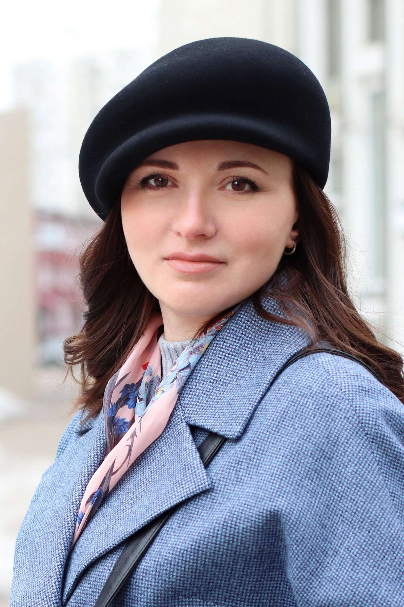 Фетровая кепка хулиганка. Цвет черный