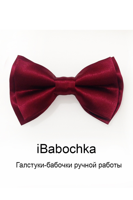 Атласный галстук-бабочка iBordo