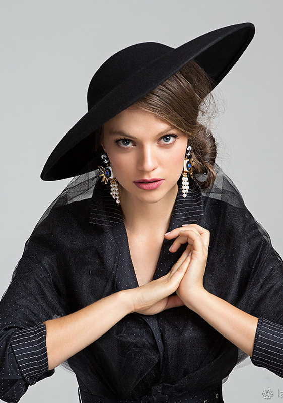 ФЕТРОВЫЕ ШЛЯПЫ > Широкополая шляпа в стиле Dior купить в интернет-магазине