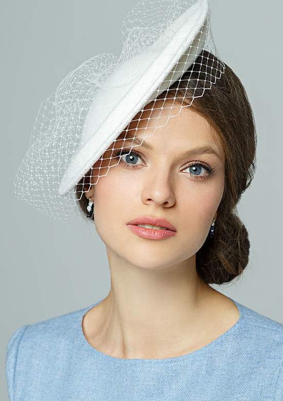 Свадебная шляпка Селена с вуалью