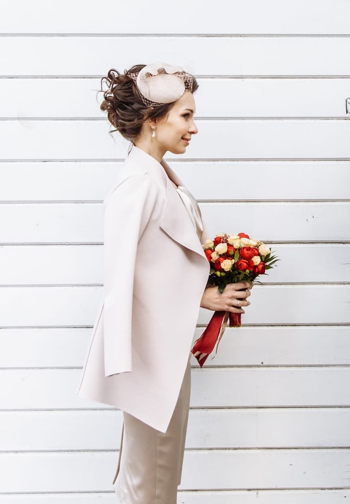 Свадебная шляпка "Нежность"