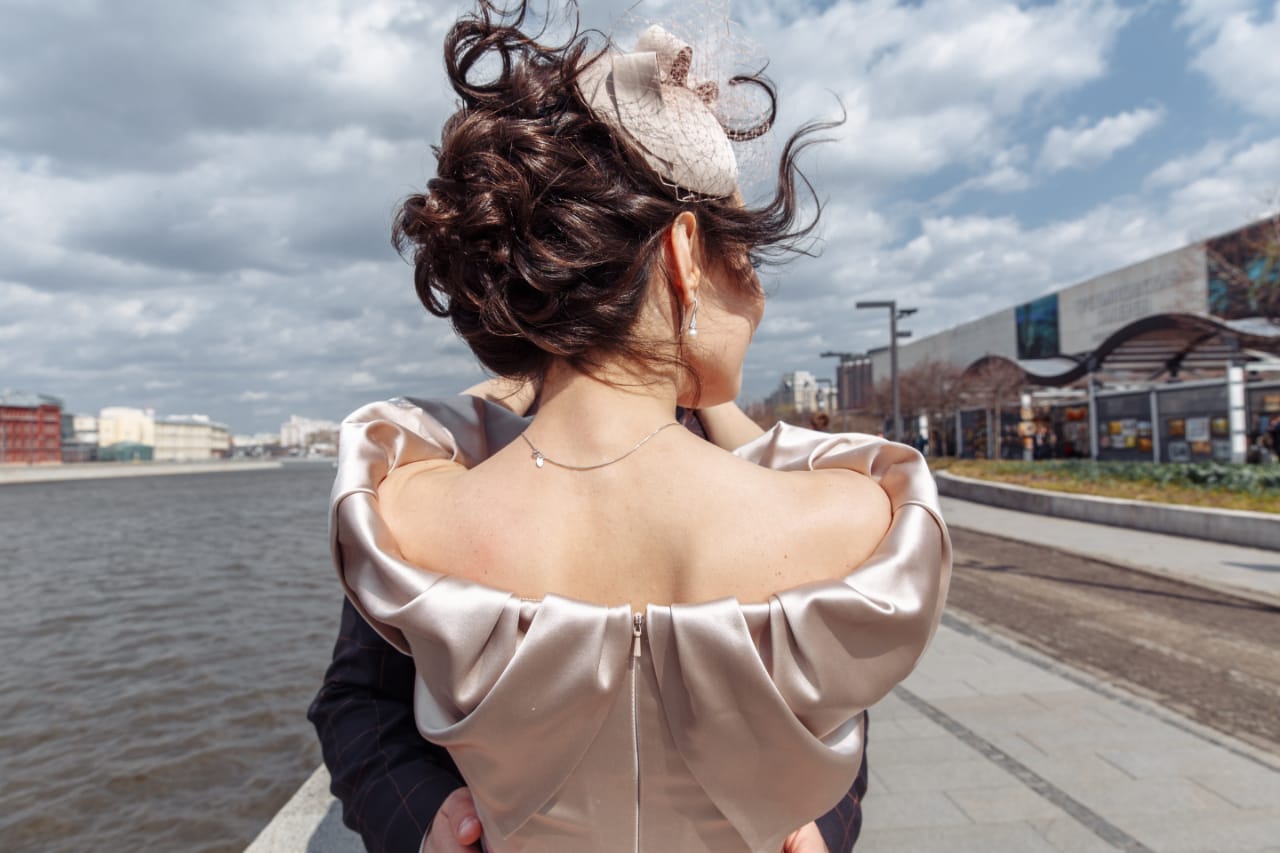 Свадебная шляпка "Нежность"