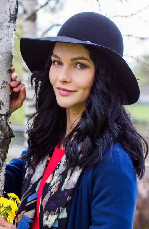 Шляпа "Classic" с полями средней длины. Цвет черный