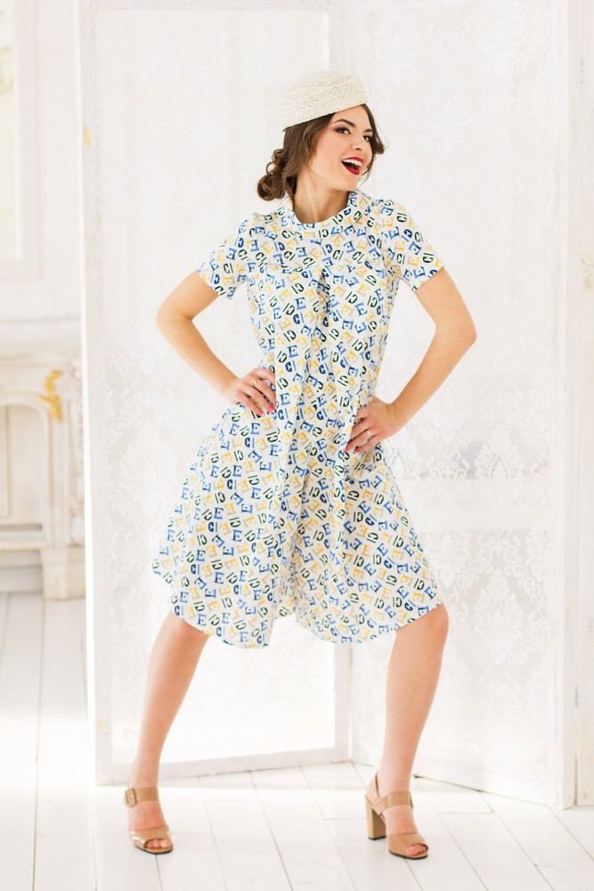 Соломенная пилотка. Цвет айвори