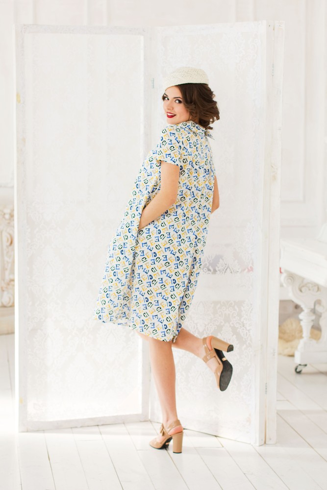 Соломенная пилотка. Цвет айвори