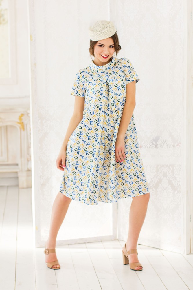 Соломенная пилотка. Цвет айвори