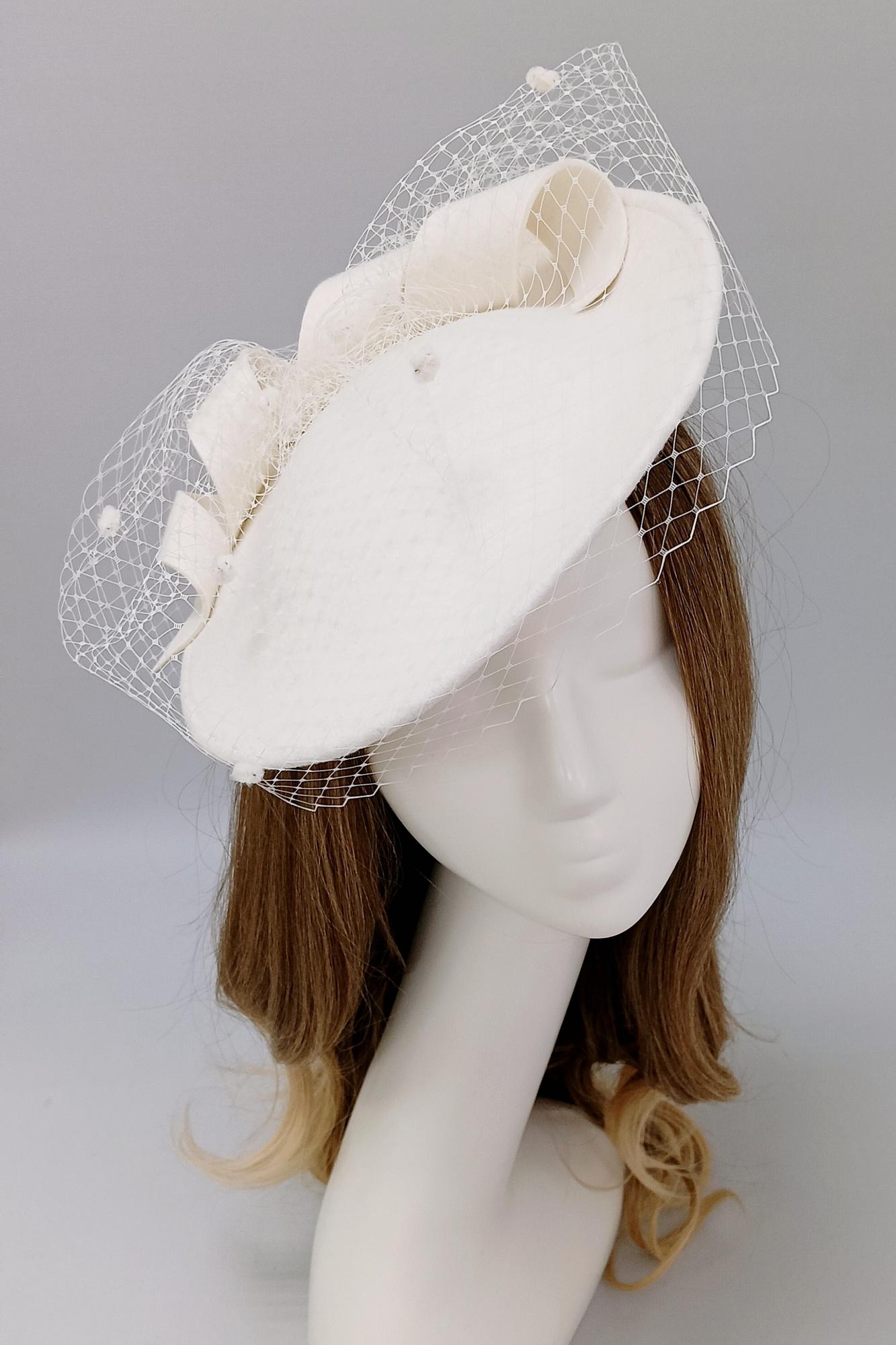 Шляпка Катрин с вуалью