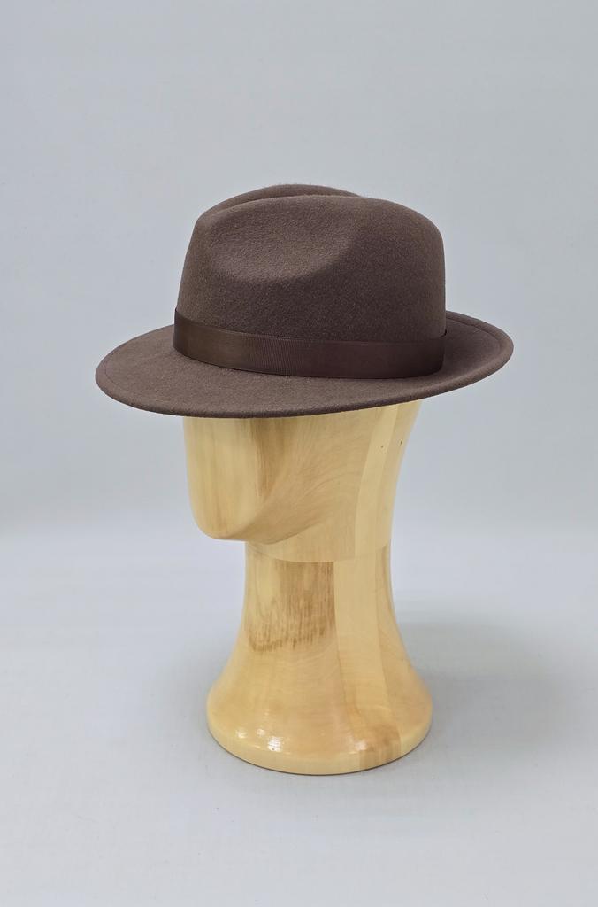 Шляпа федора мужская Капучино