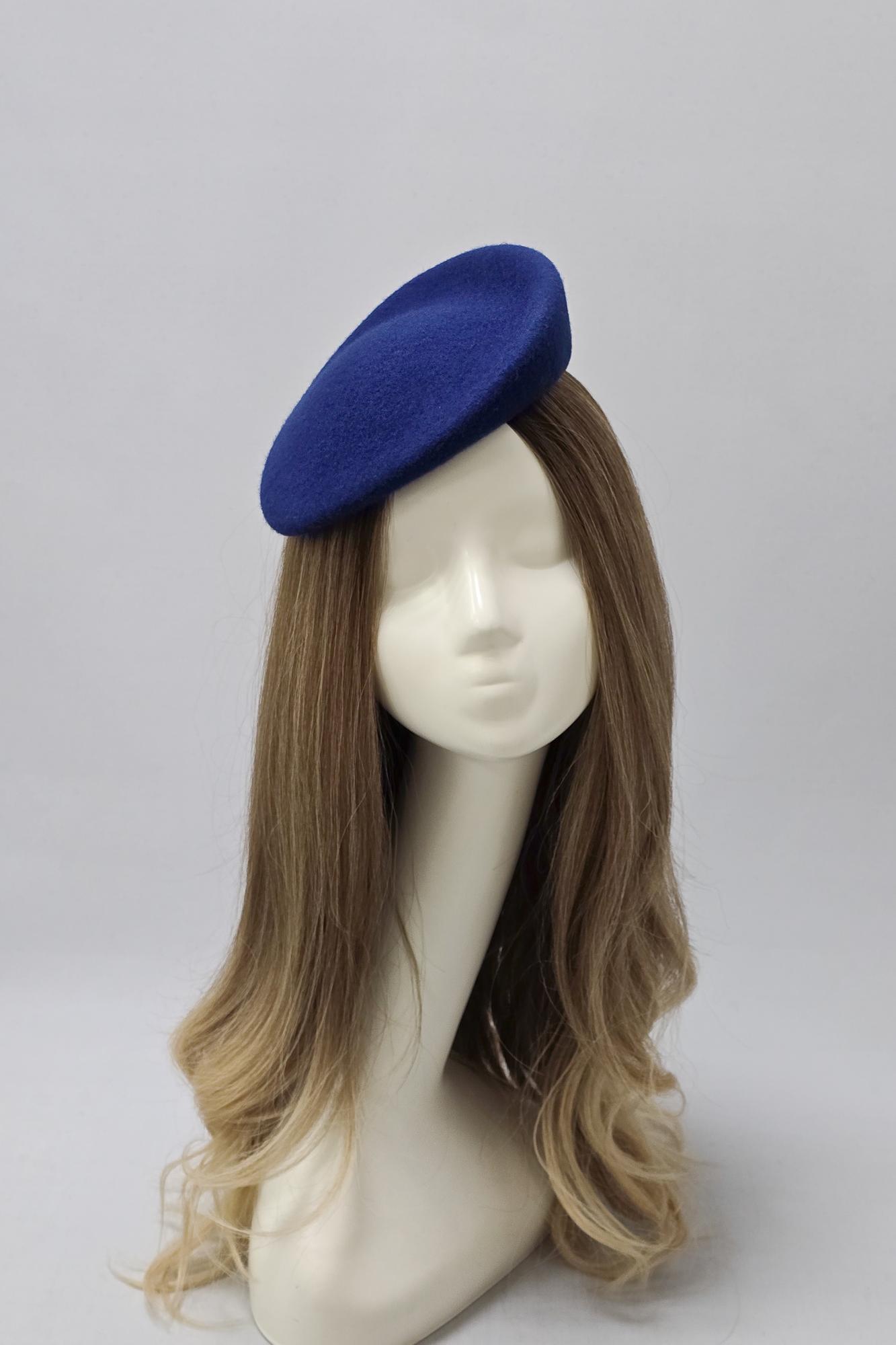 Вечерняя шляпка "Nataly". Цвет синий