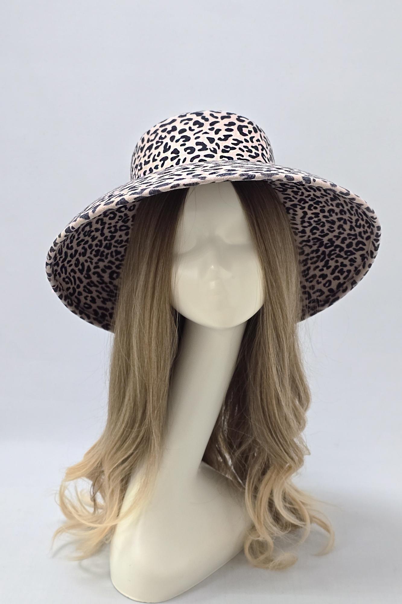 Широкополая шляпа "Незнакомка". Цвет лео