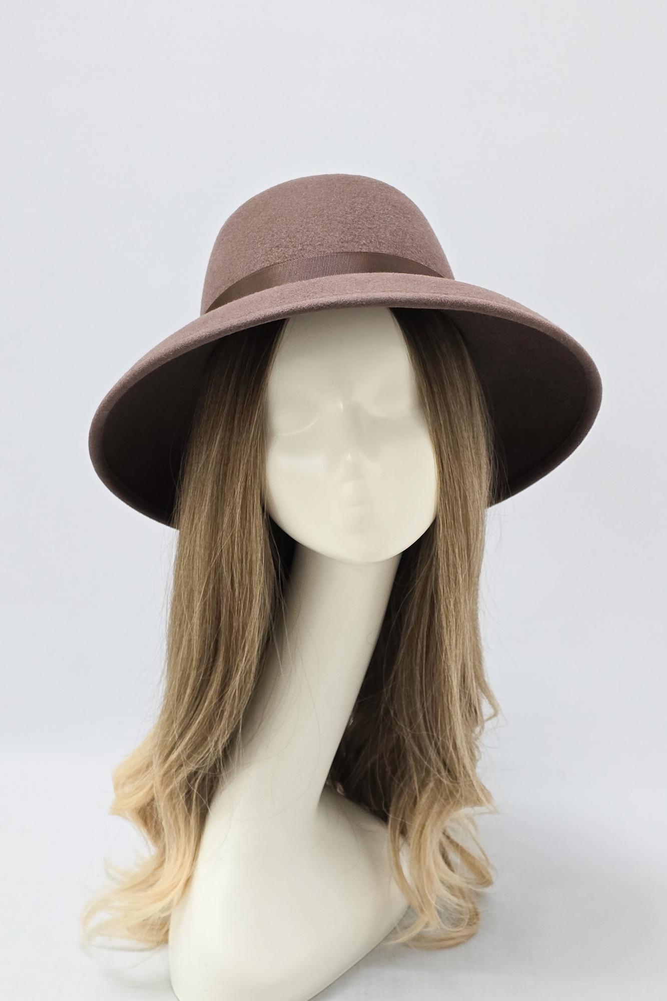 Шляпа Милана. Цвет капучино