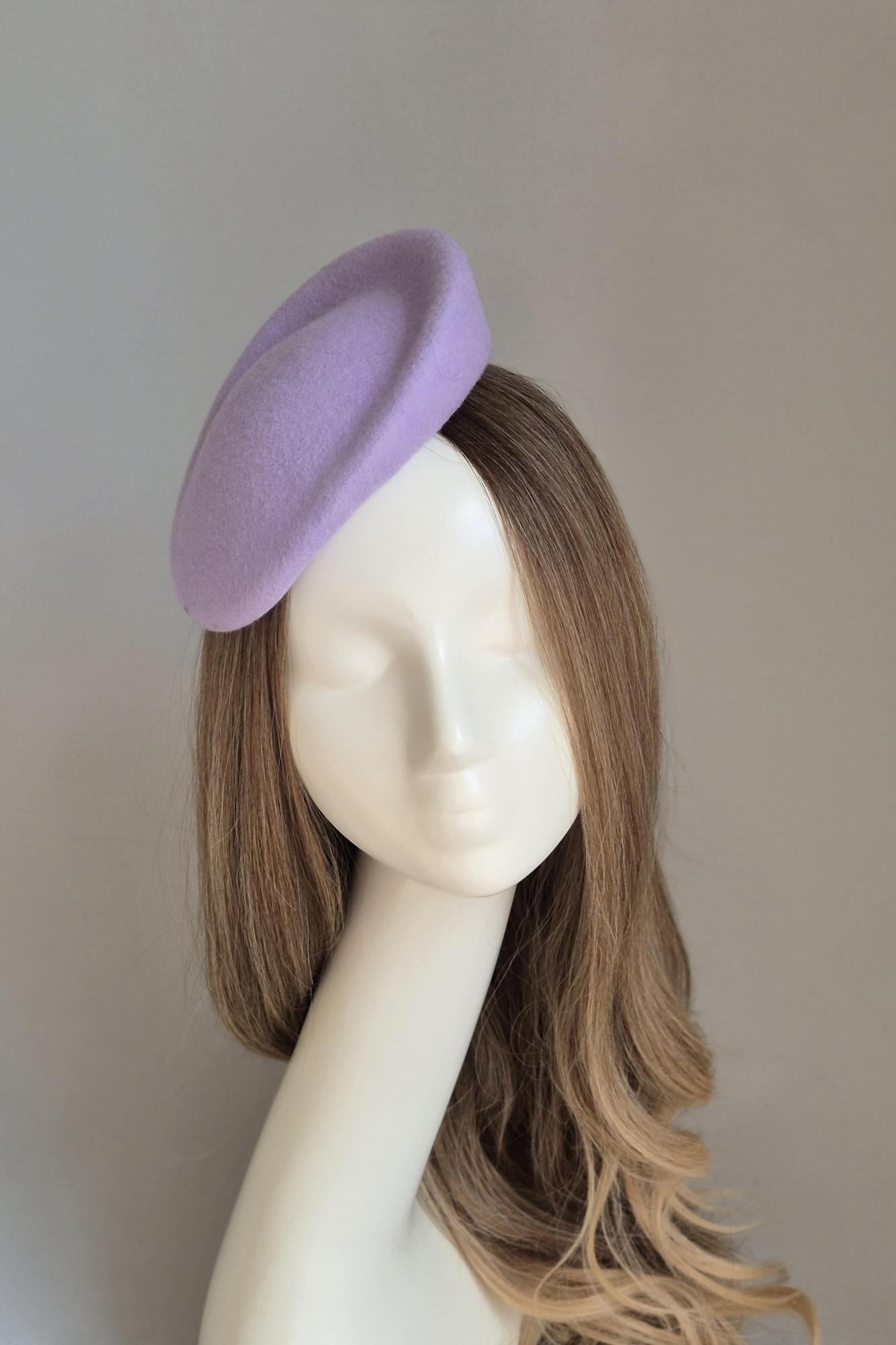 Вечерняя шляпка "Nataly". Цвет лаванда