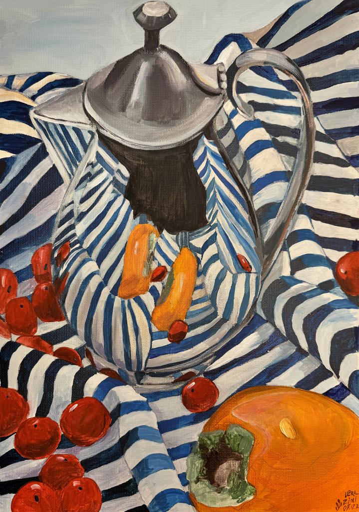 Полосатая с хурмой