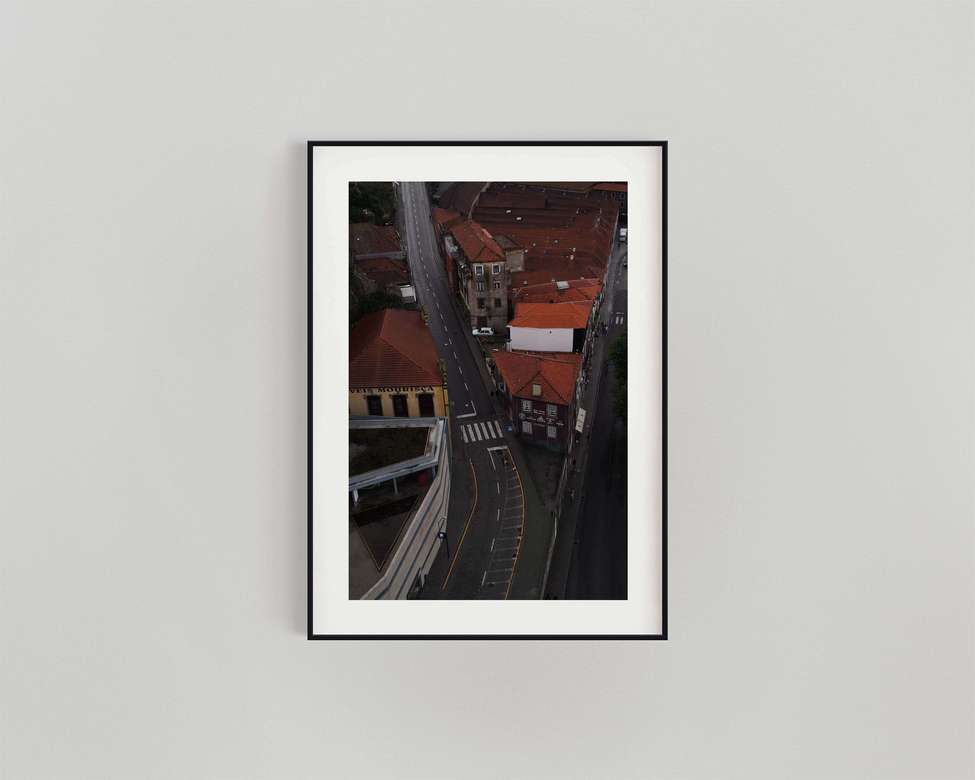 Город Порту, дорога.