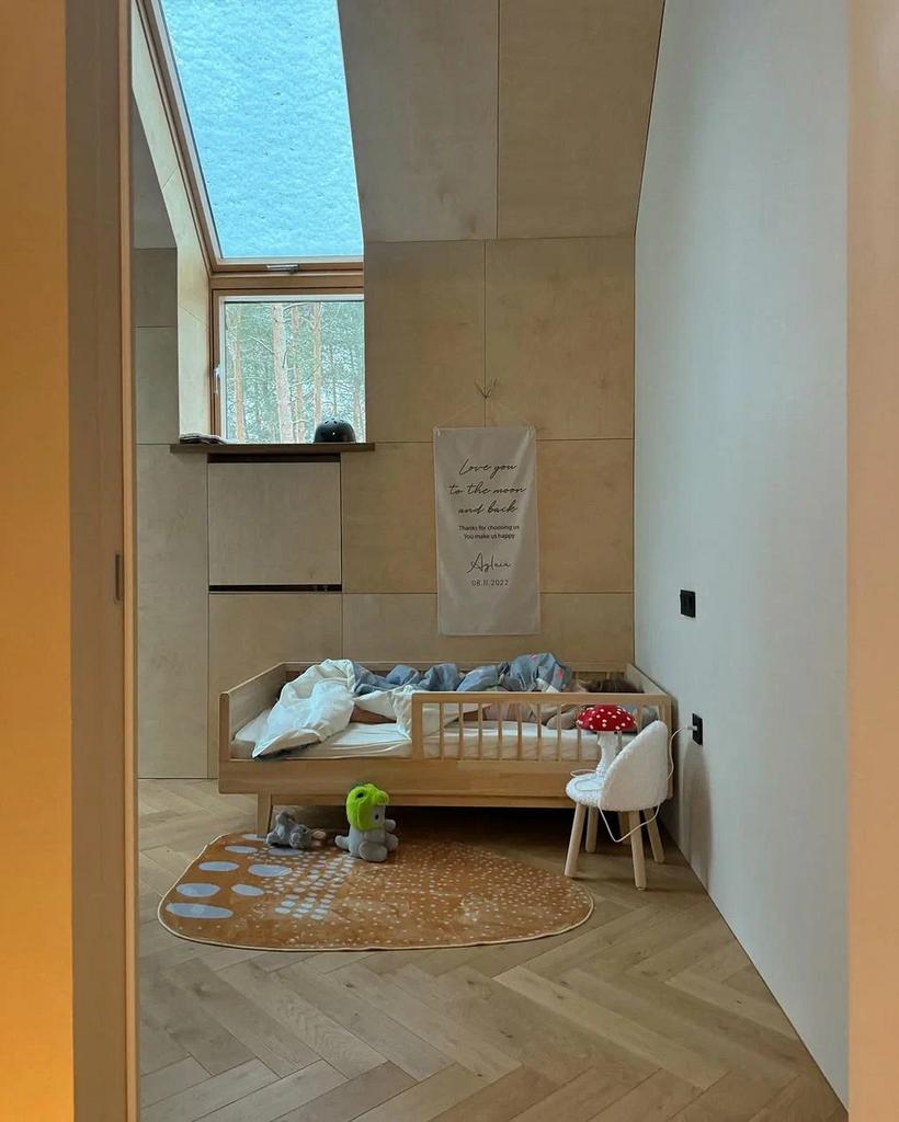 Кровать Вуди - Натуральное дерево