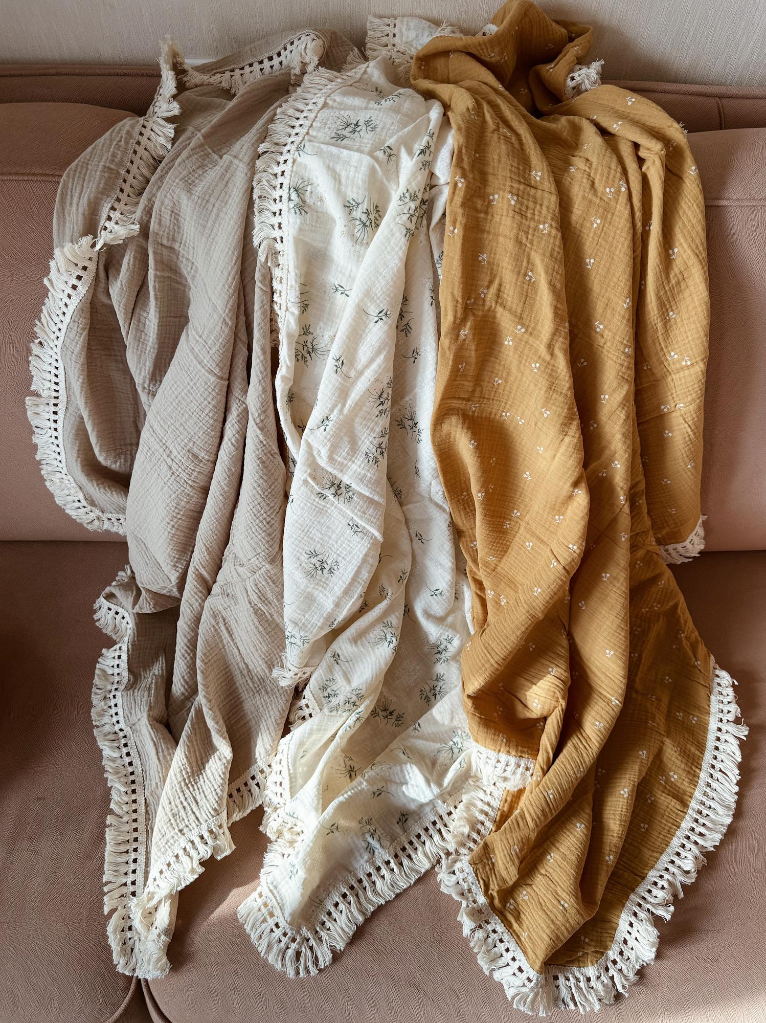 Муслиновый плед