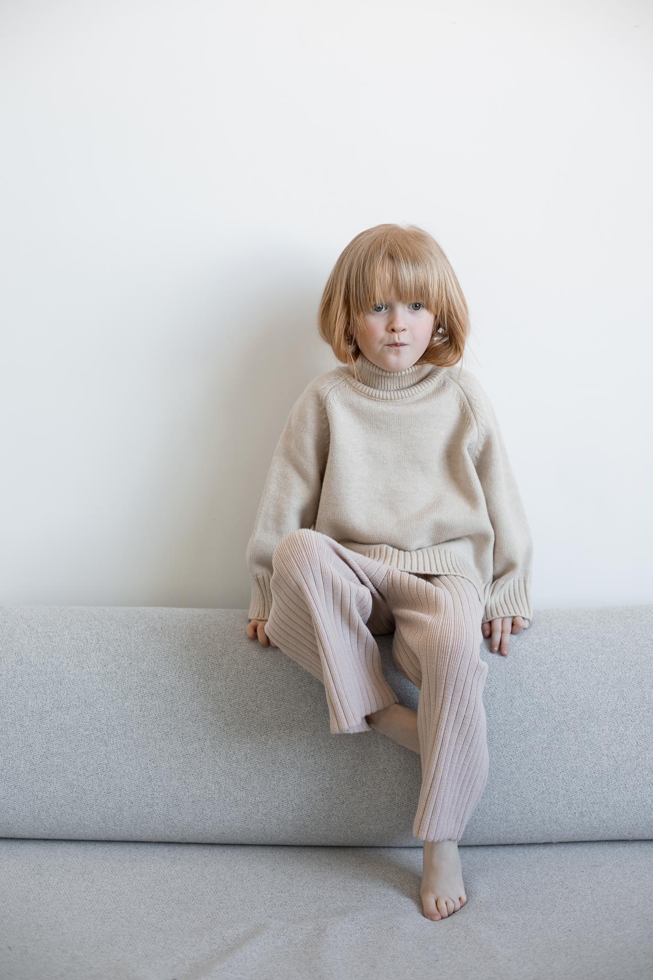 Брюки вязаные