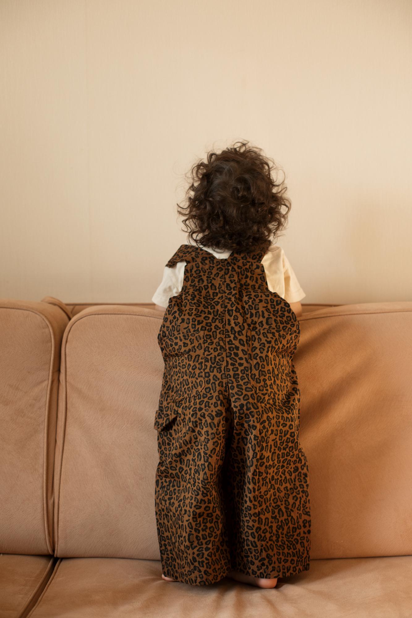 Леопардовый комбинезон