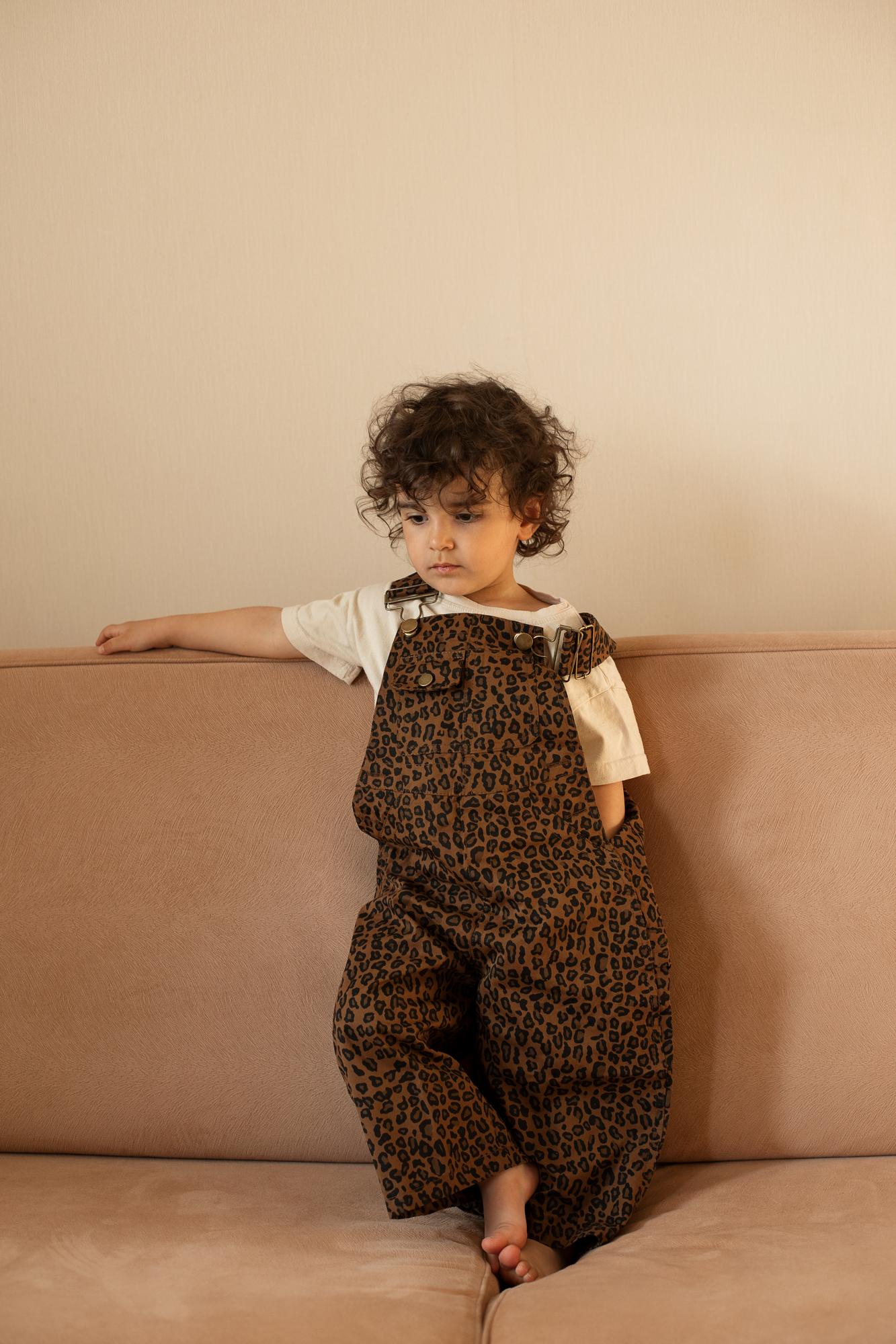 Леопардовый комбинезон