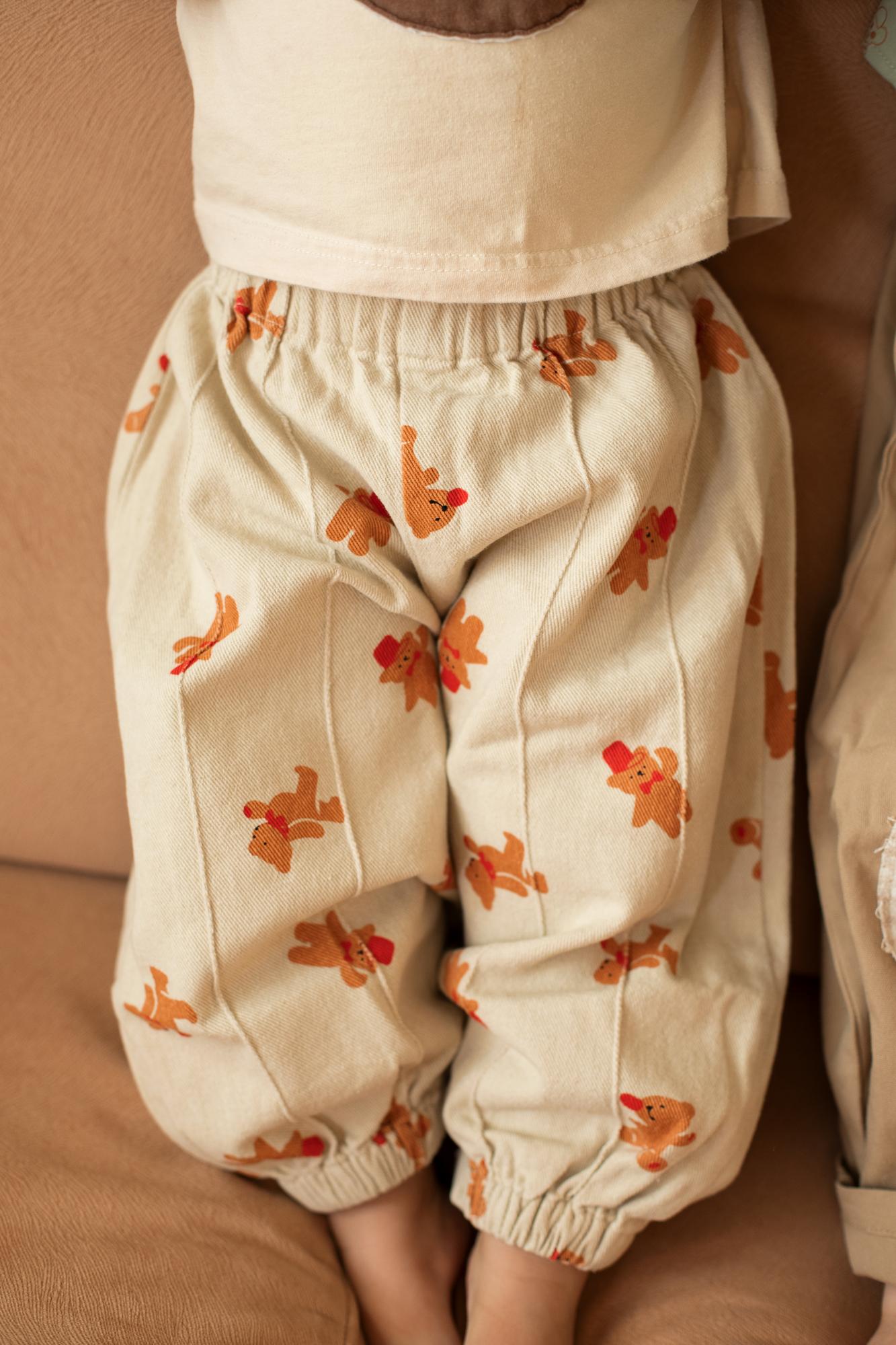 Штаны с мишками