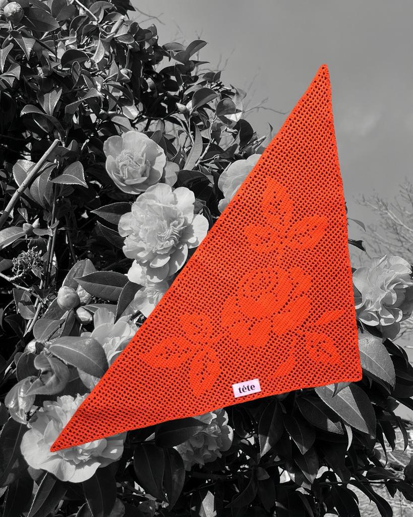 Rose kerchief red