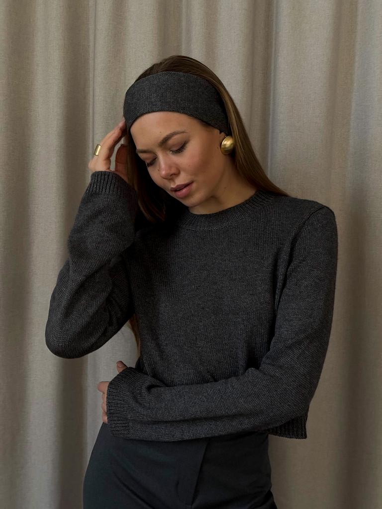 Джемпер-кроп «Grey»