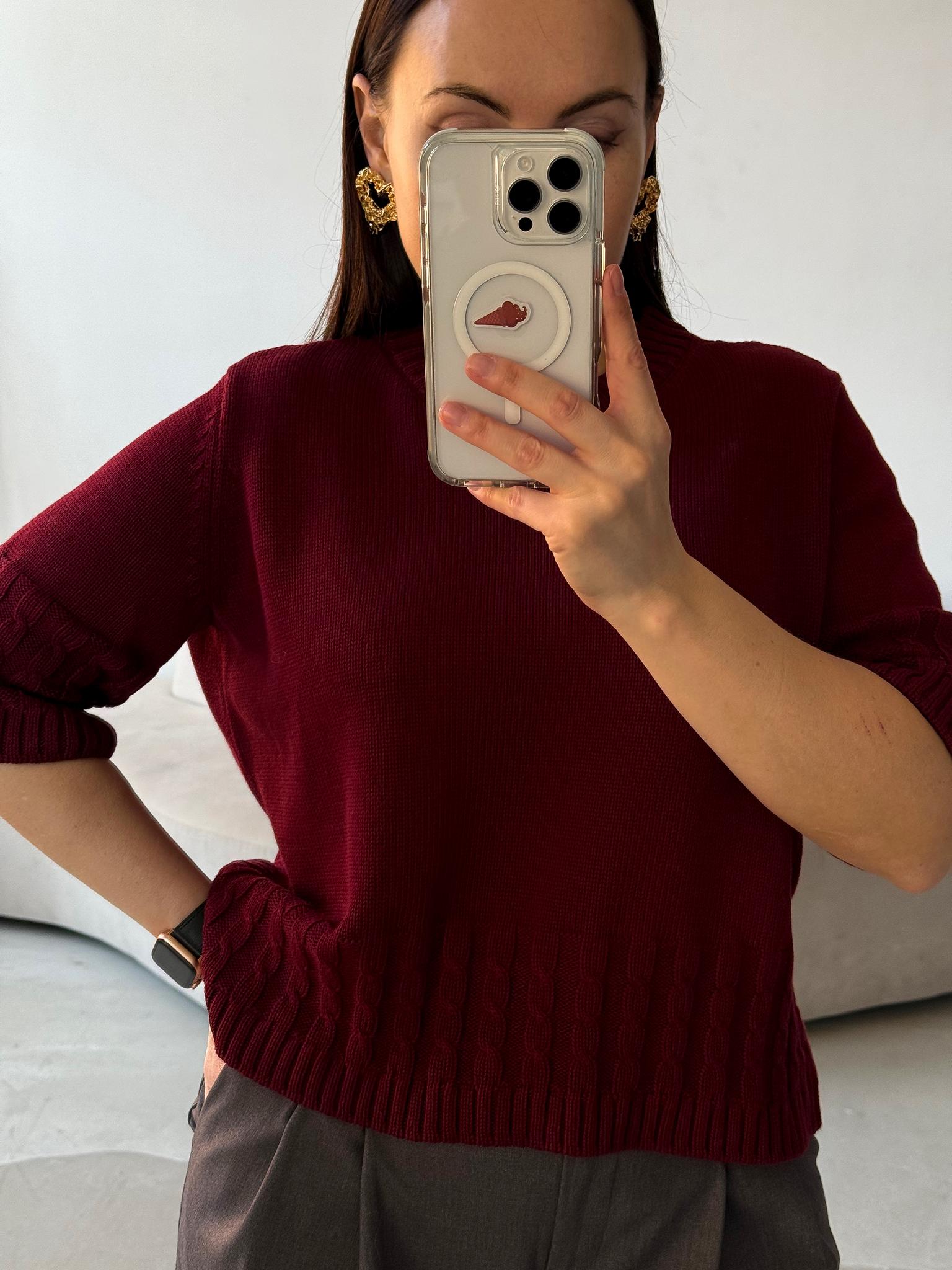 Джемпер «Burgundy»