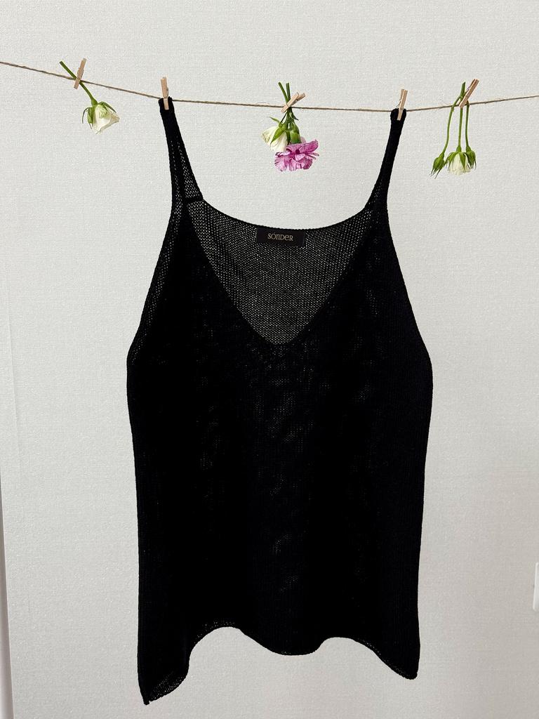 Майка «Luna» Black shine