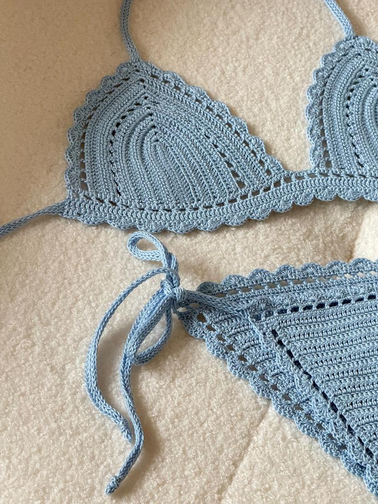 Купальник «Незабудка» с завязками