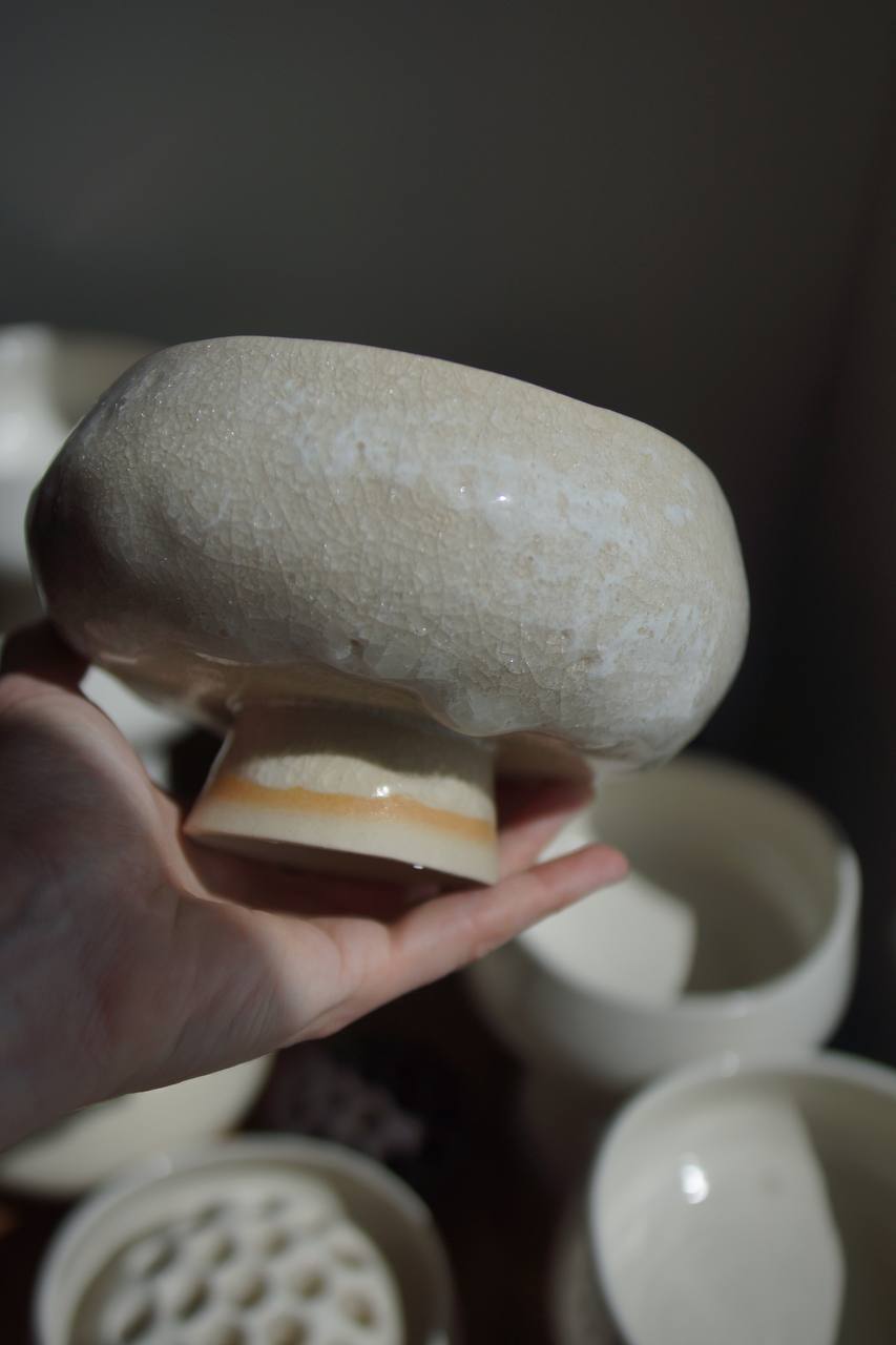 Ваза базовая Ледяное кракле вспененное