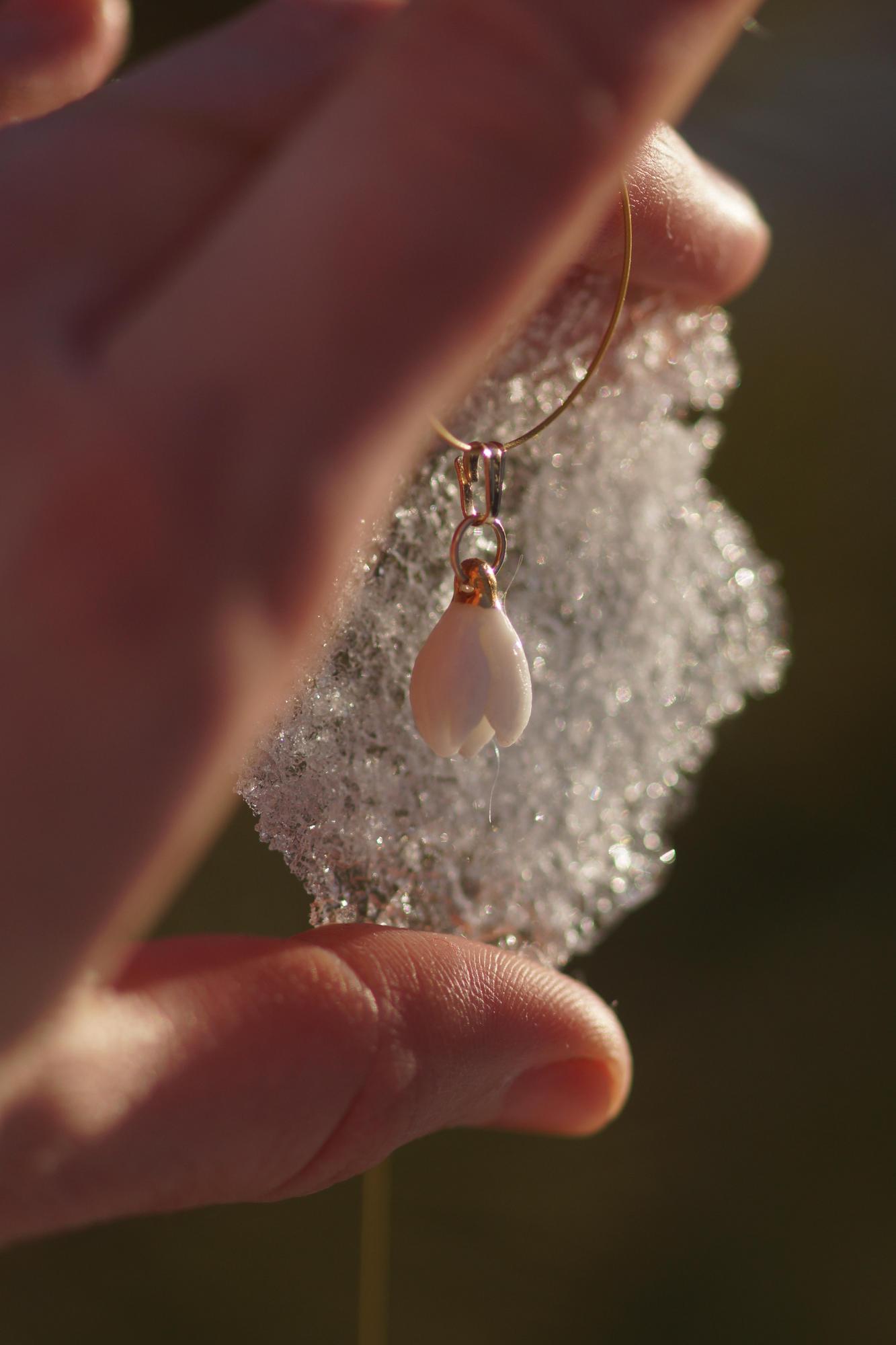 Кулон «Подснежник»