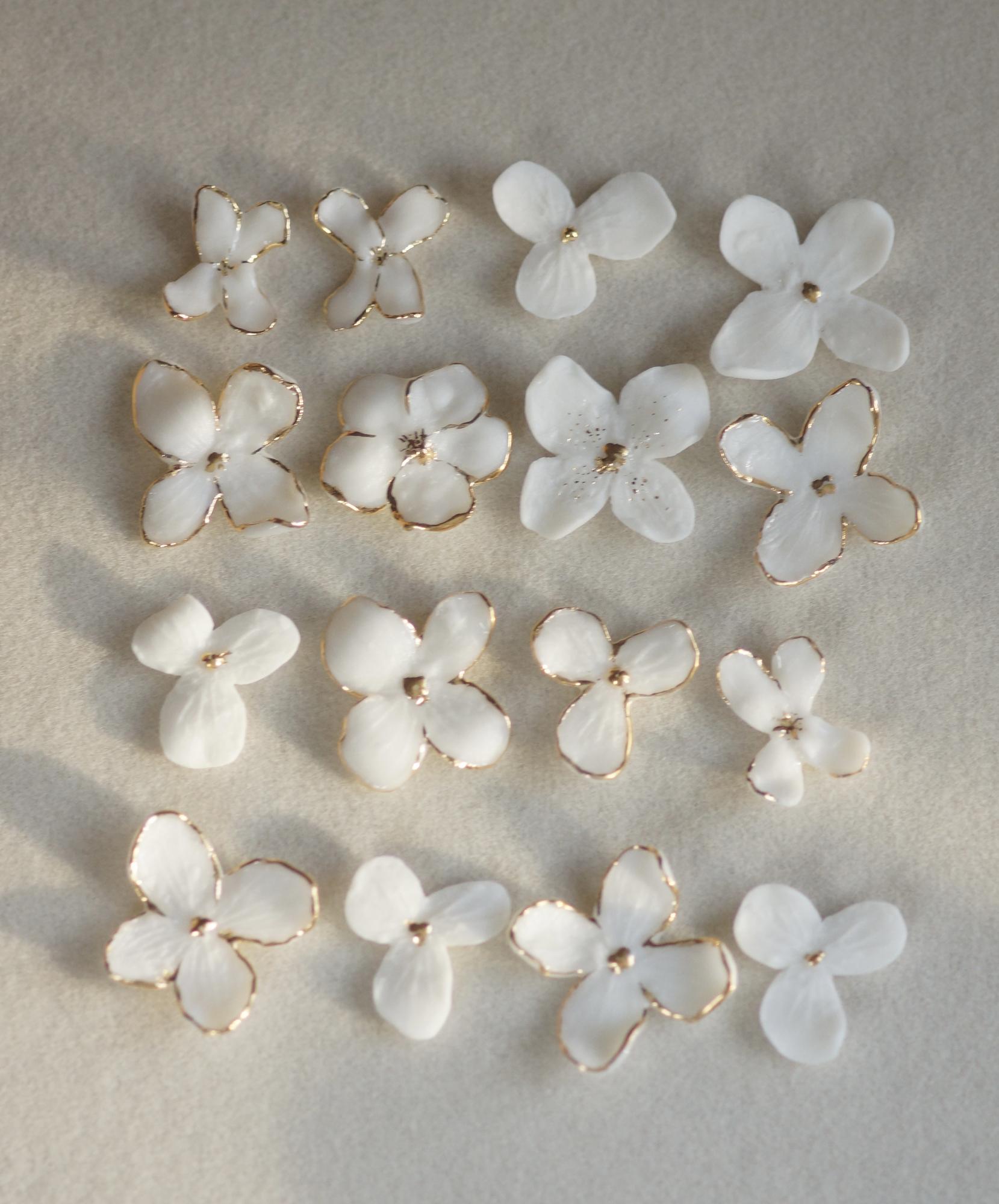 Собери свою пару. Серьги «Гортензия»