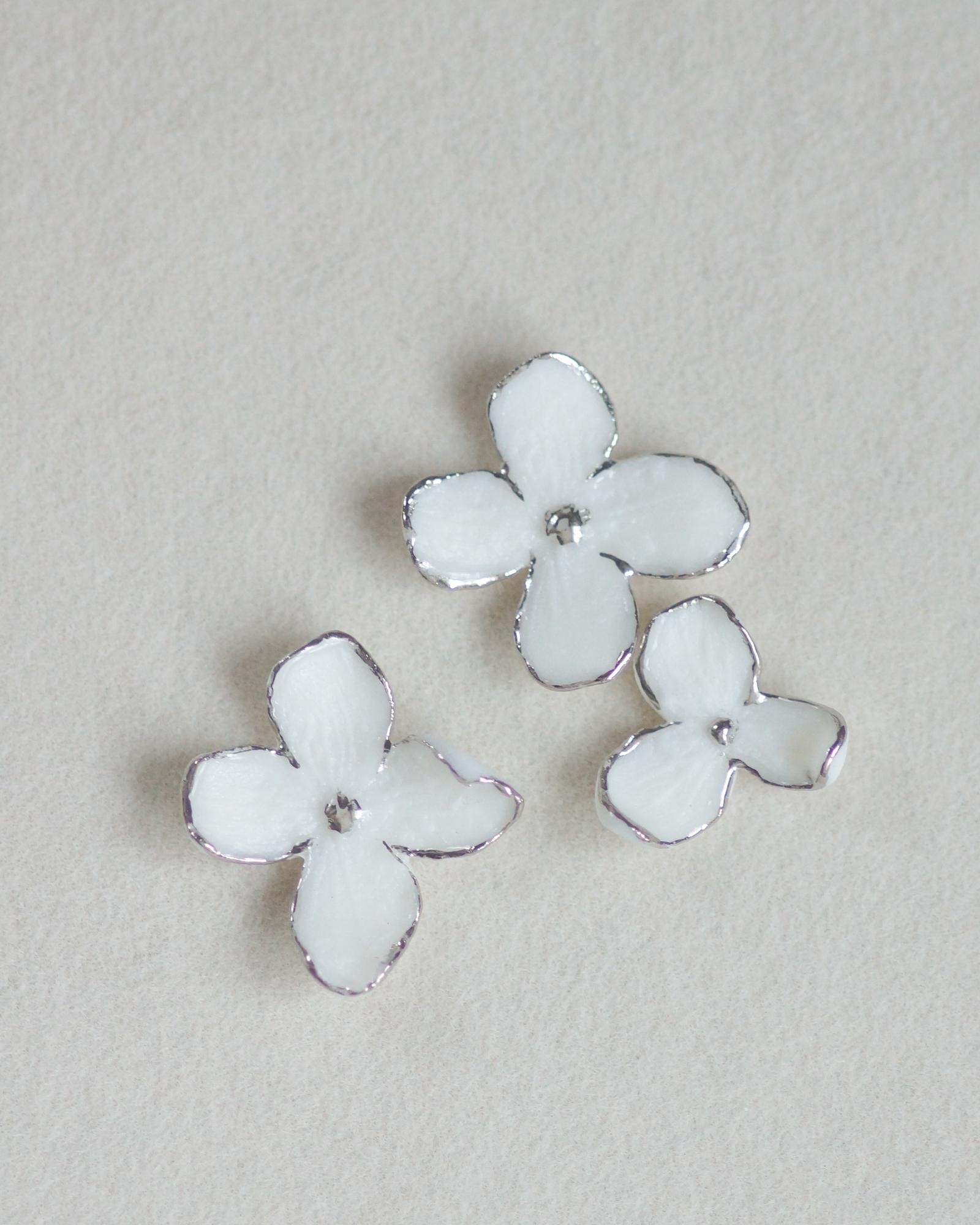 Собери свою пару. Серьги «Гортензия» ПЛАТИНА