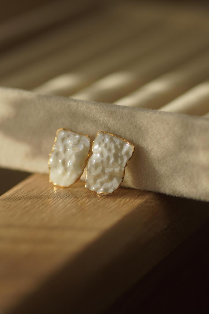 Серьги «Апрель» перламутр