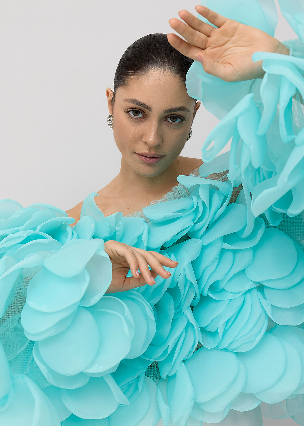 Blouse with petals Tiffany