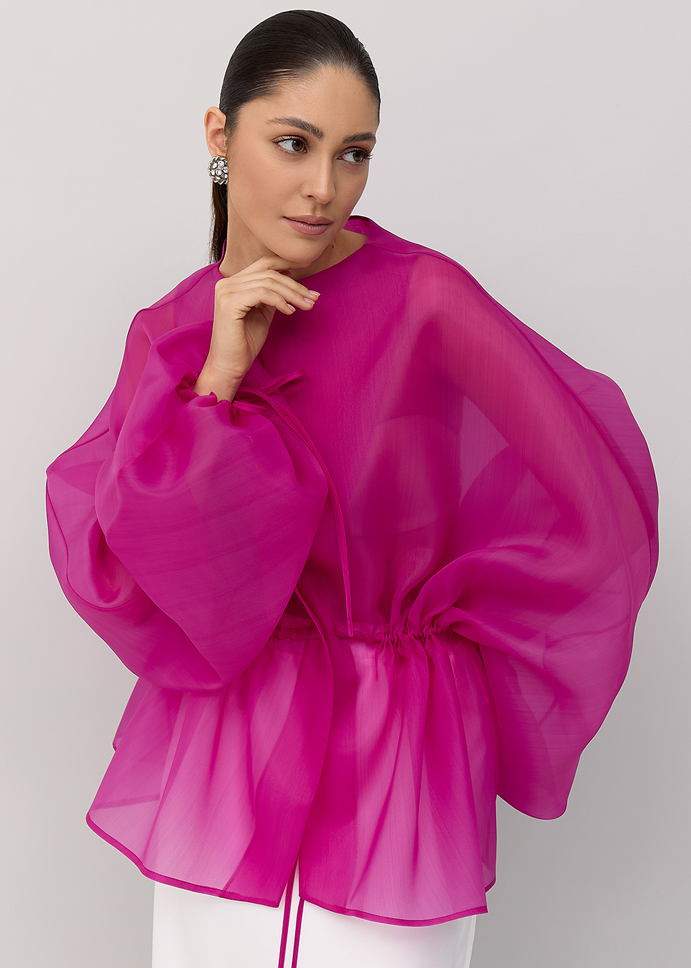 Blouse fuchsia