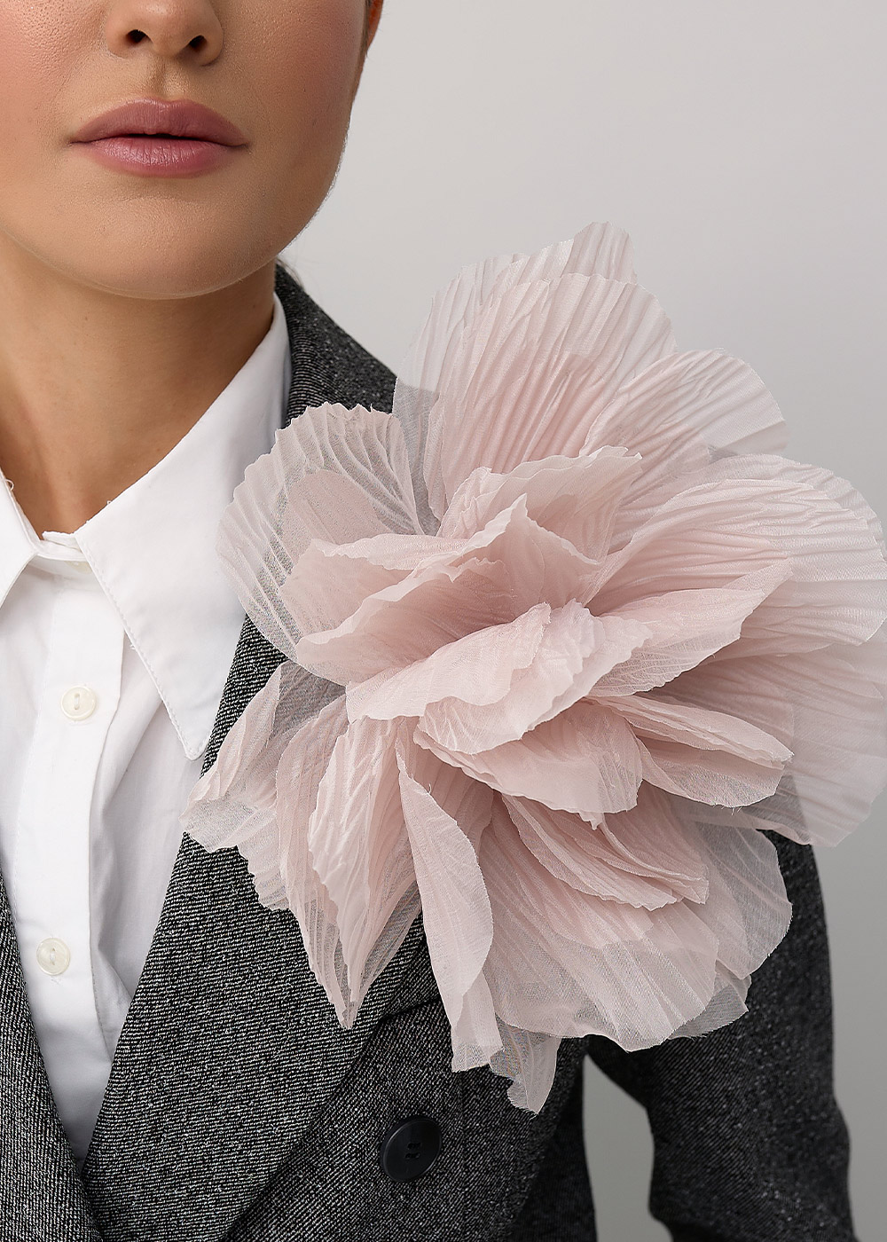 Peony plisse pearl 20cm