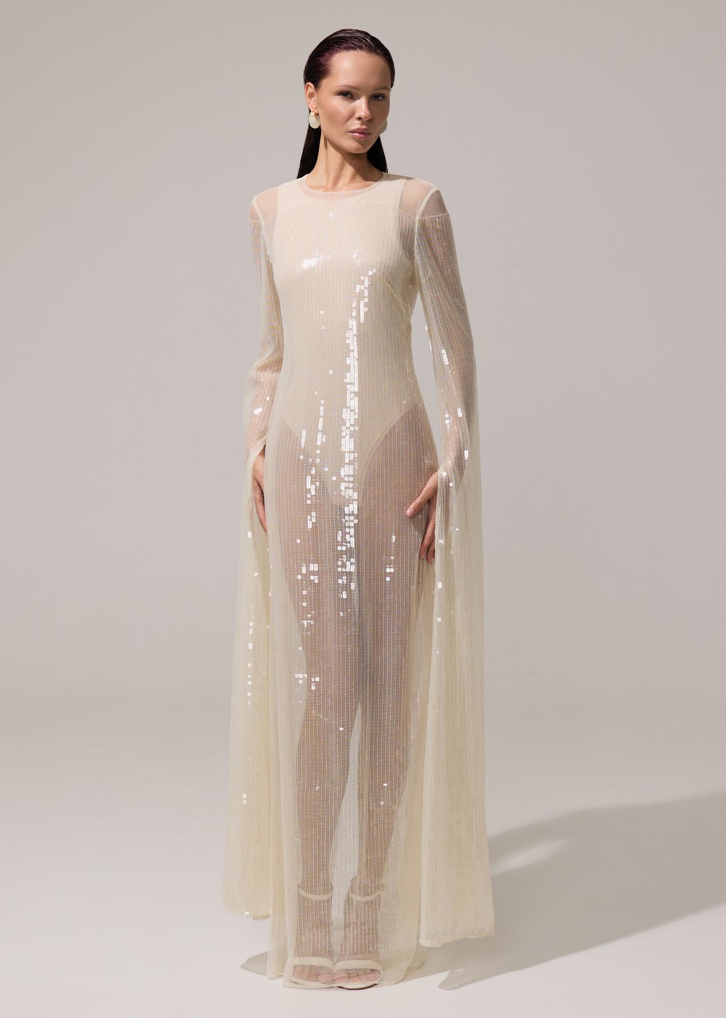 Dress Fluar, champagne