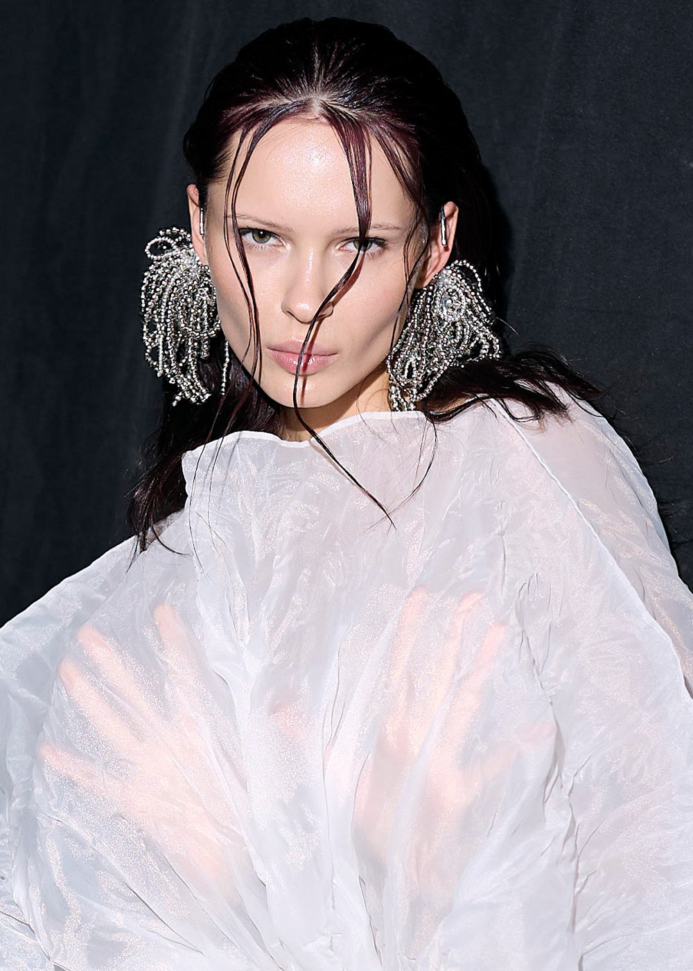 Cuffs Medusa pair, silver