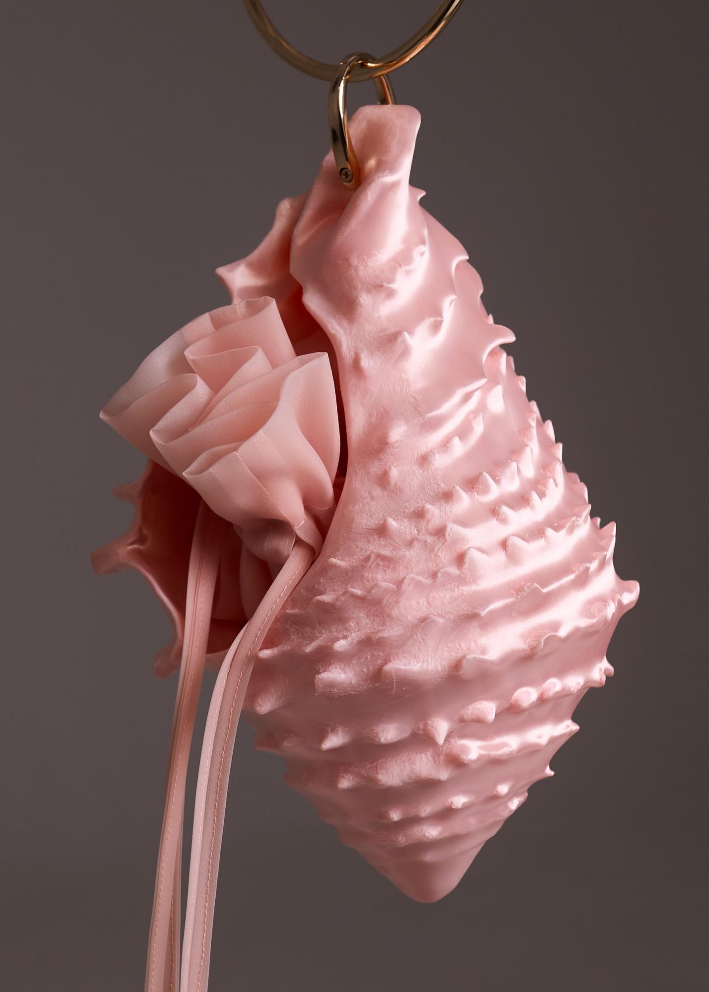 Clutch Seashell, pink