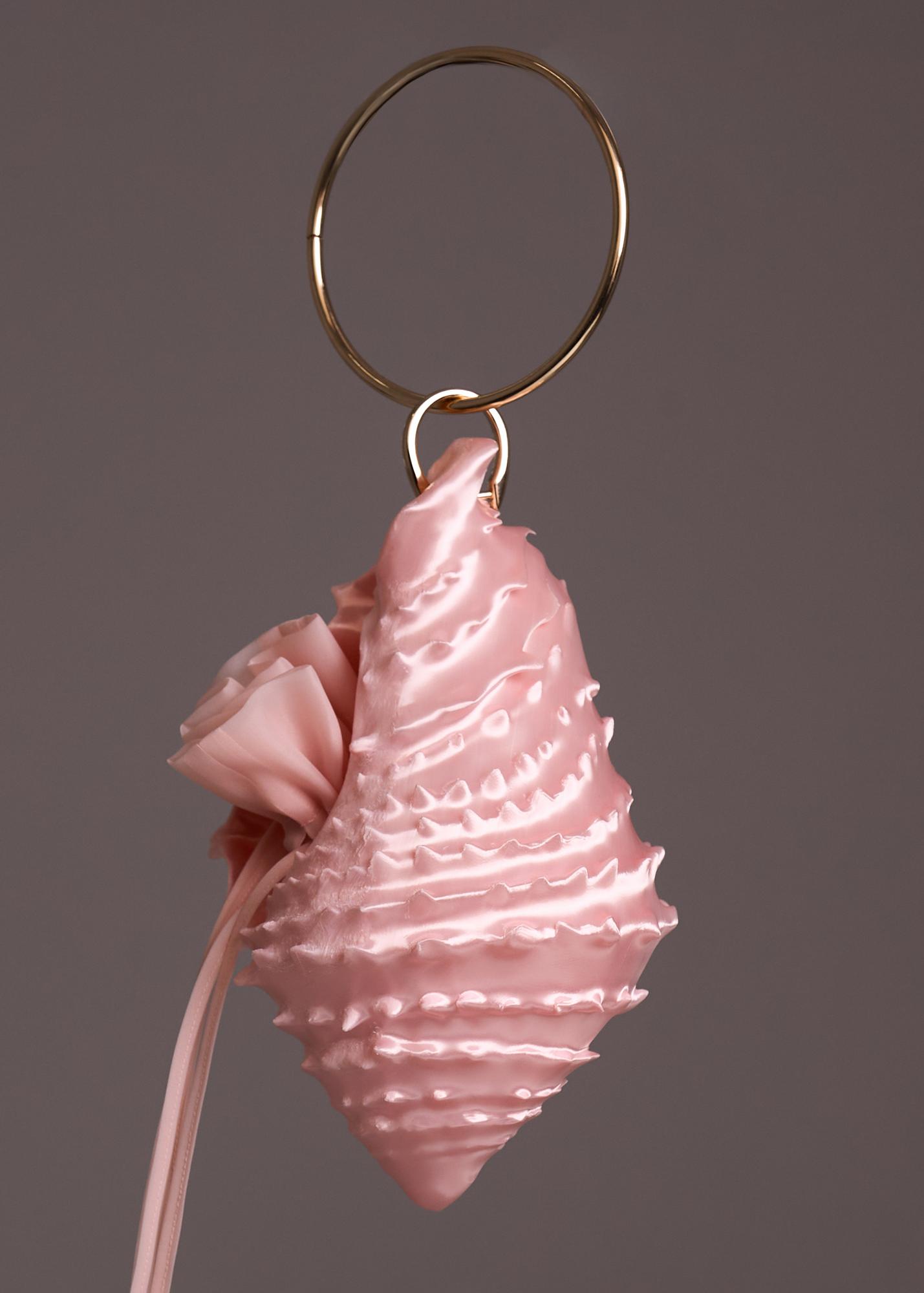 Clutch Seashell, pink