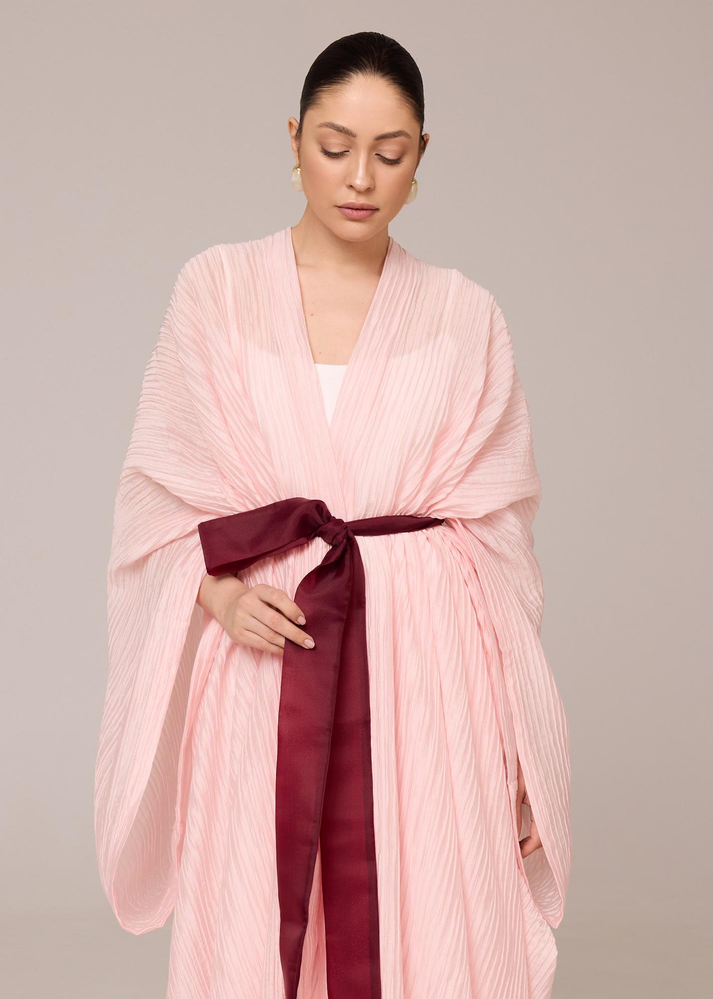 Tape of organza, burgundy