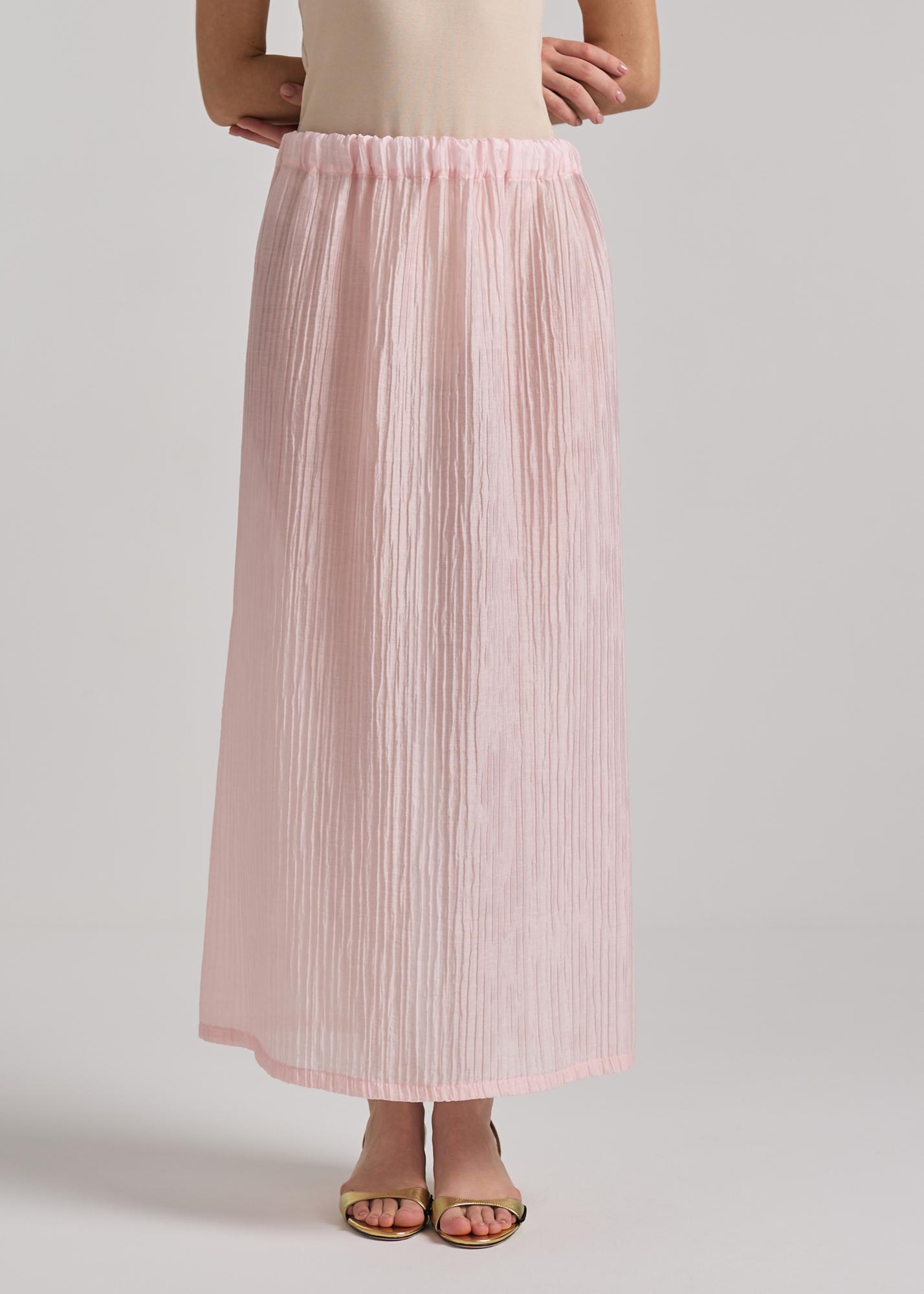 Skirt straight, pink